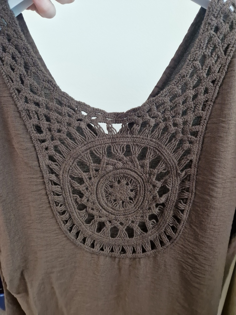 Blouse Solaria chocolat