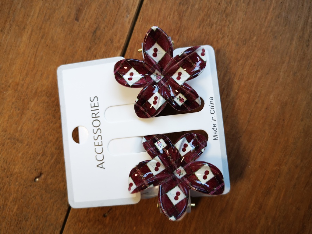 Duo Pinces réversibles cherry - capibara
