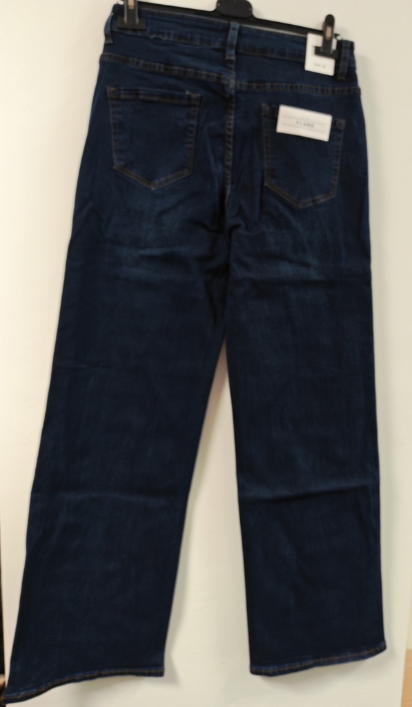 Jeans flare "Inès" Nina Carter bleu foncé