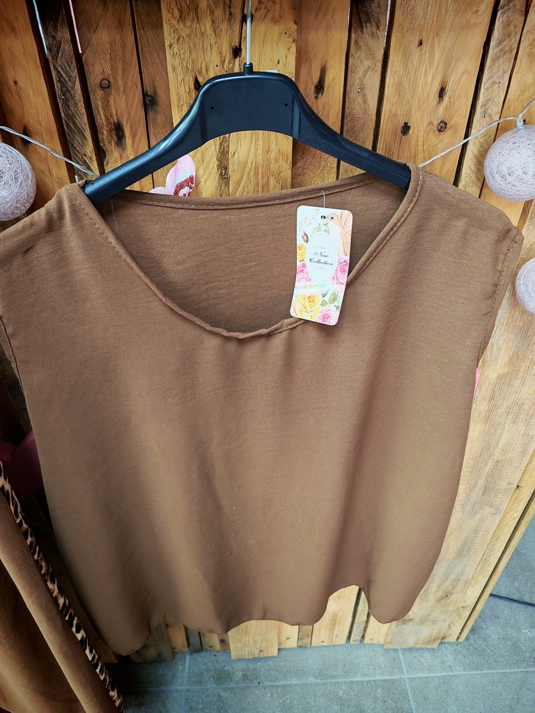 Ensemble 3 pièces "choco-léopard"