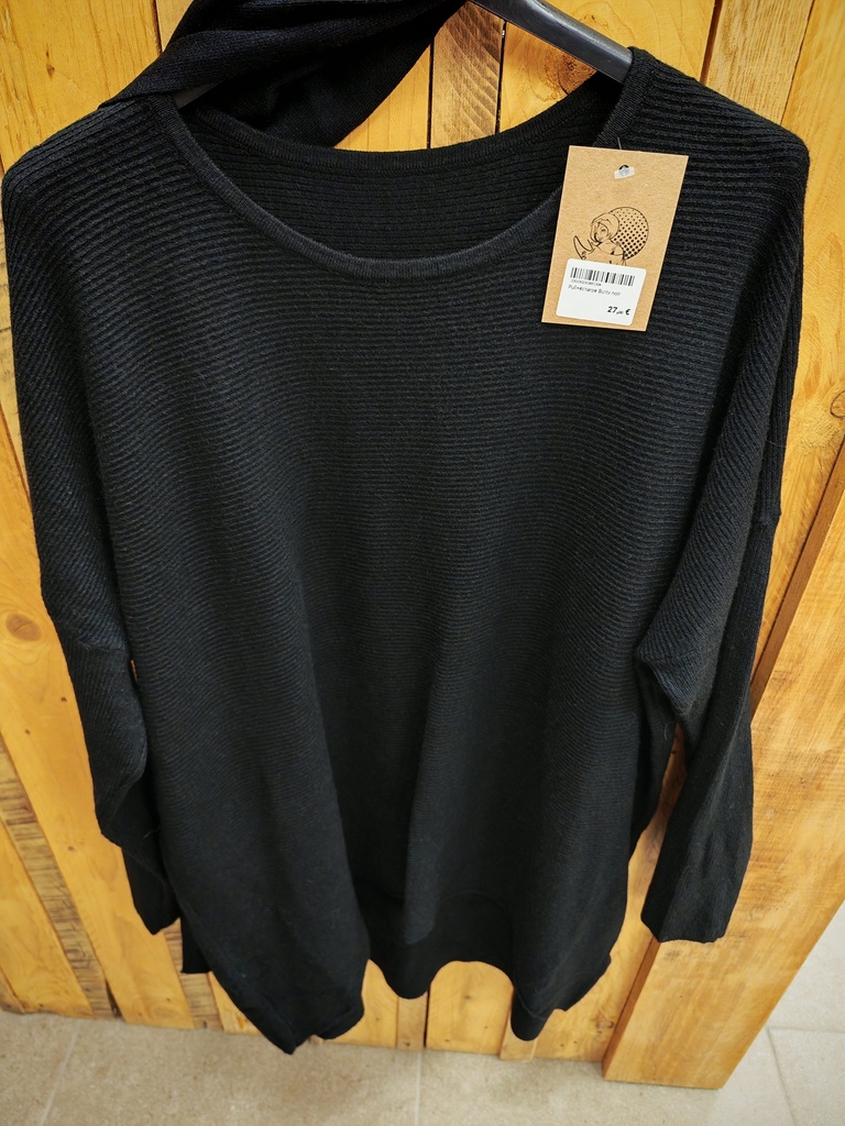 Pull+écharpe Butty noir