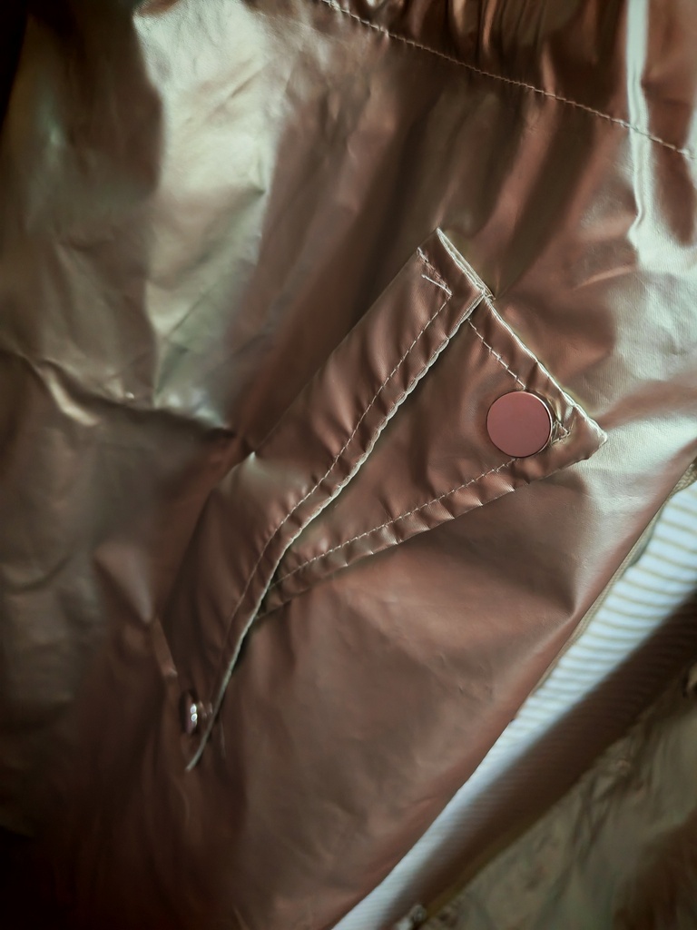 Manteau "Cosmos" long doré Taille 52