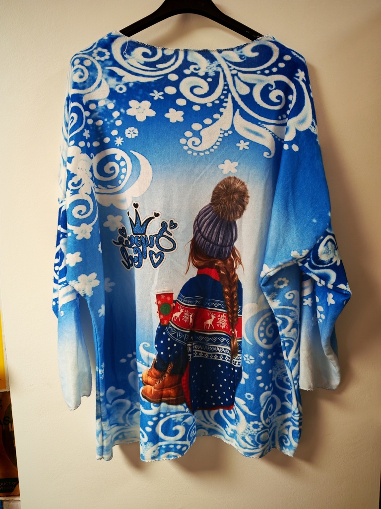 Pull noël super girl
