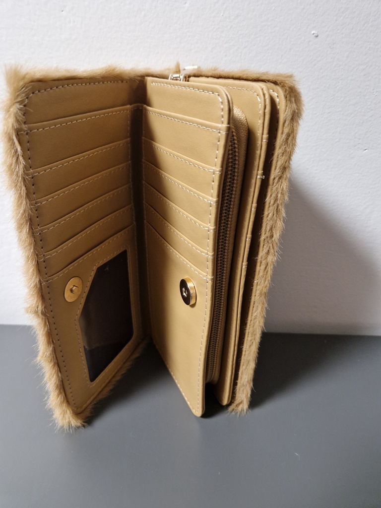 Porte-feuille Teddy camel grand