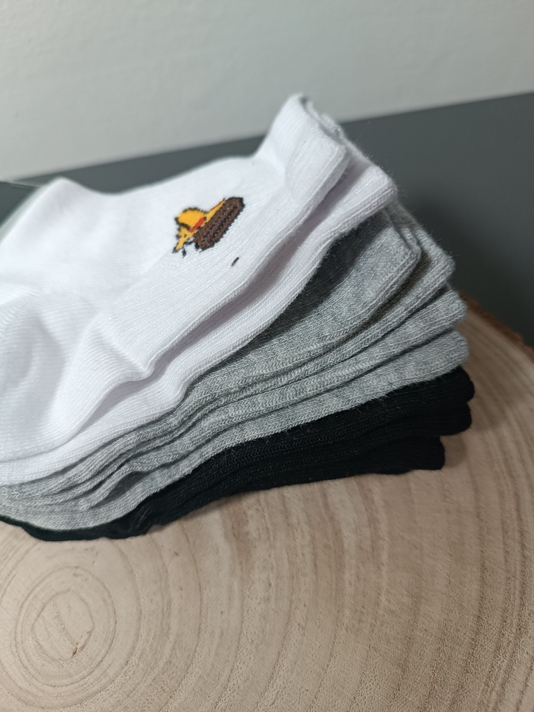 x5 Paires chaussettes sans coutures Pizza - 43/46