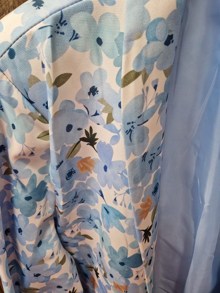 Blazer fleuri GT "Charlie" bleu