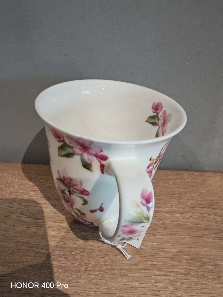 Tasse fleurs roses