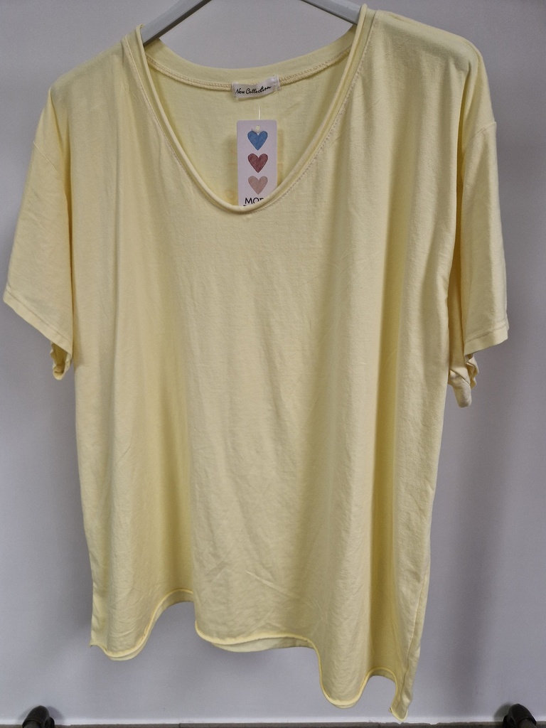T-shirt "La vie est belle" Jaune