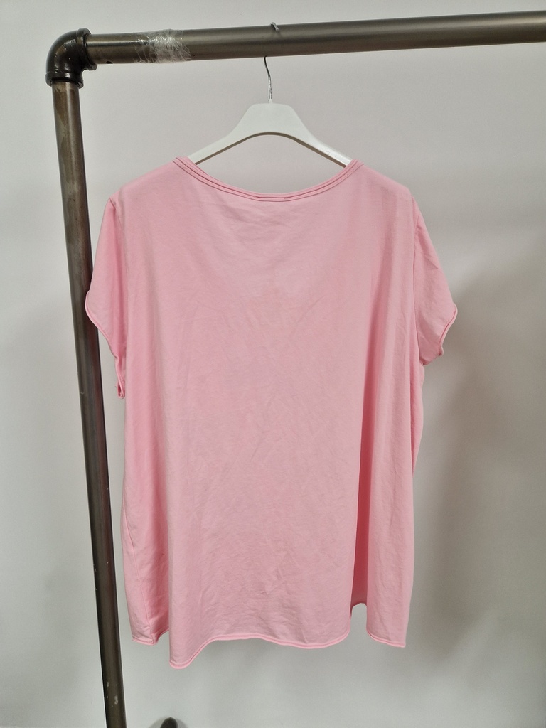 T-shirt Peace and Love rose