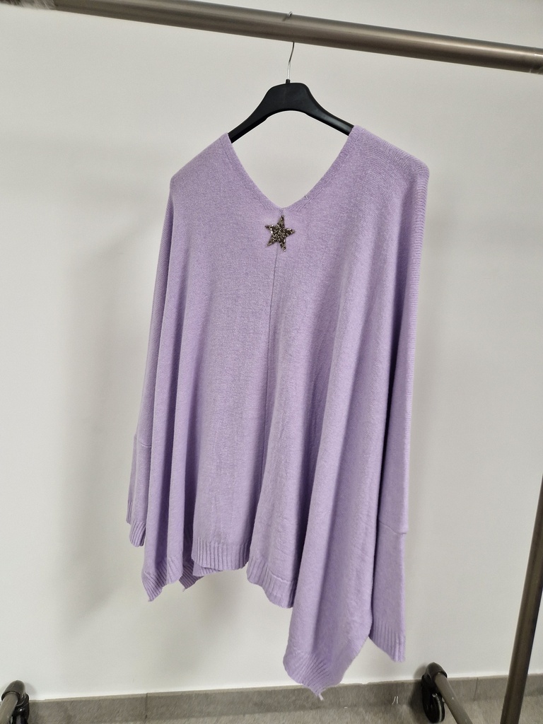 Gilet Oversize Mila lilas