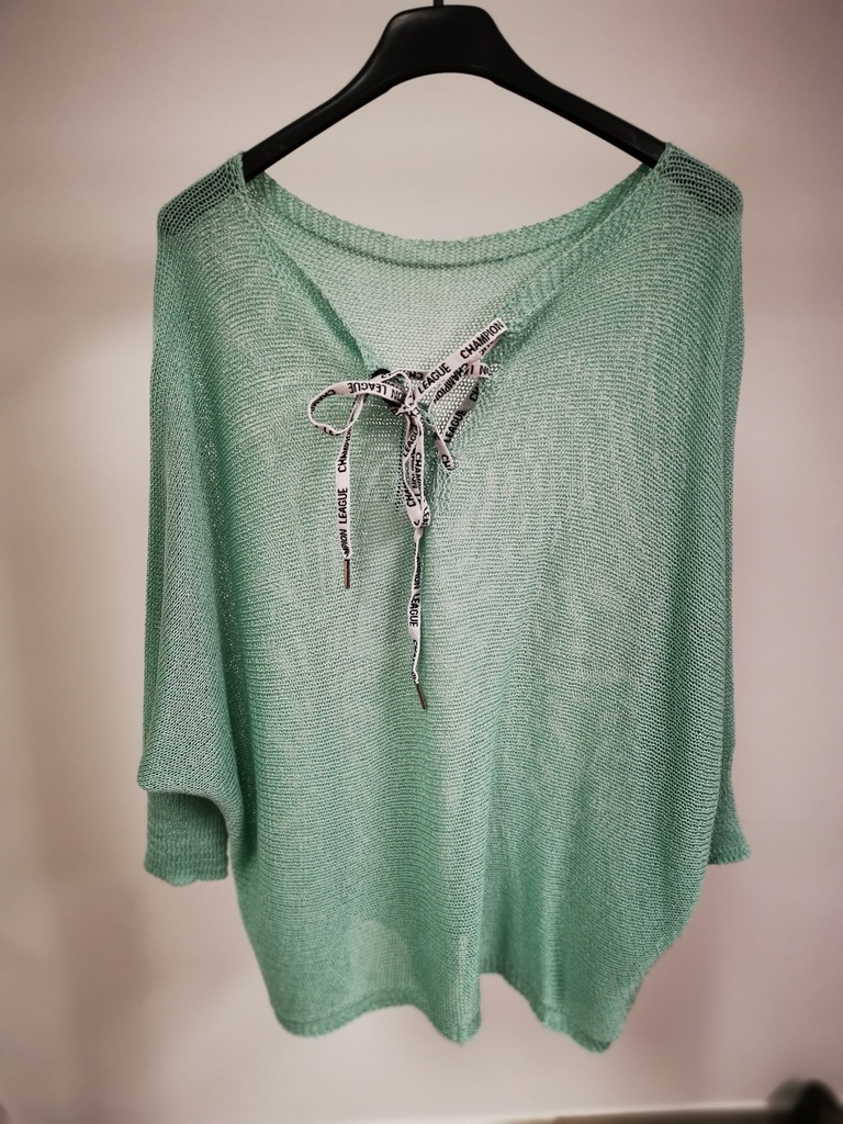 Pull léger "Izzy" Vert eau