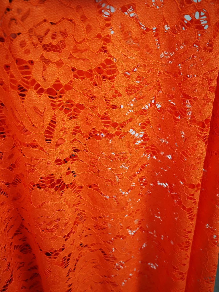 Tunique dentelle Margie orange