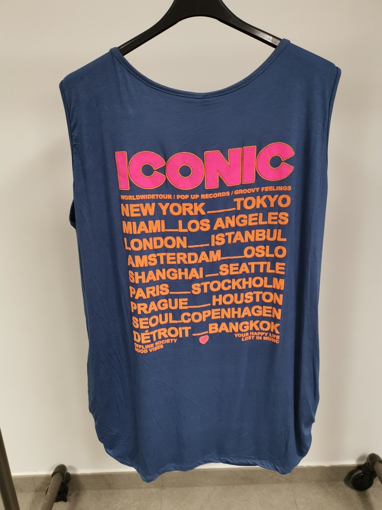 Tank top Iconic jeans-rose
