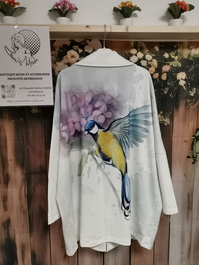 Blazer "Mésange" strass