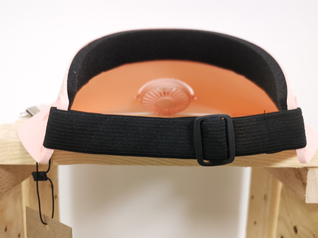 Casquette ventilateur rose
