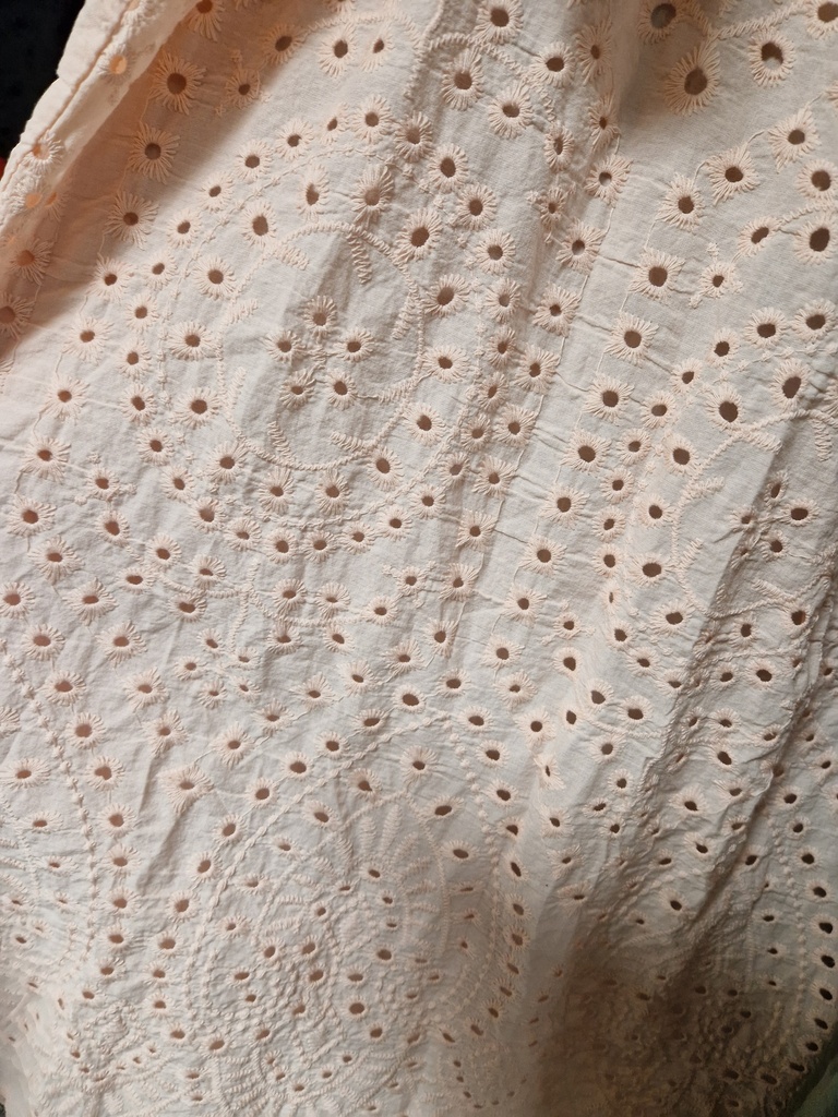 Tunique "Anika" broderie anglaise rose (TU 44 au 54)