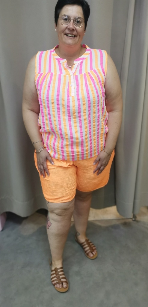 Top Raya fluo Rose/orange