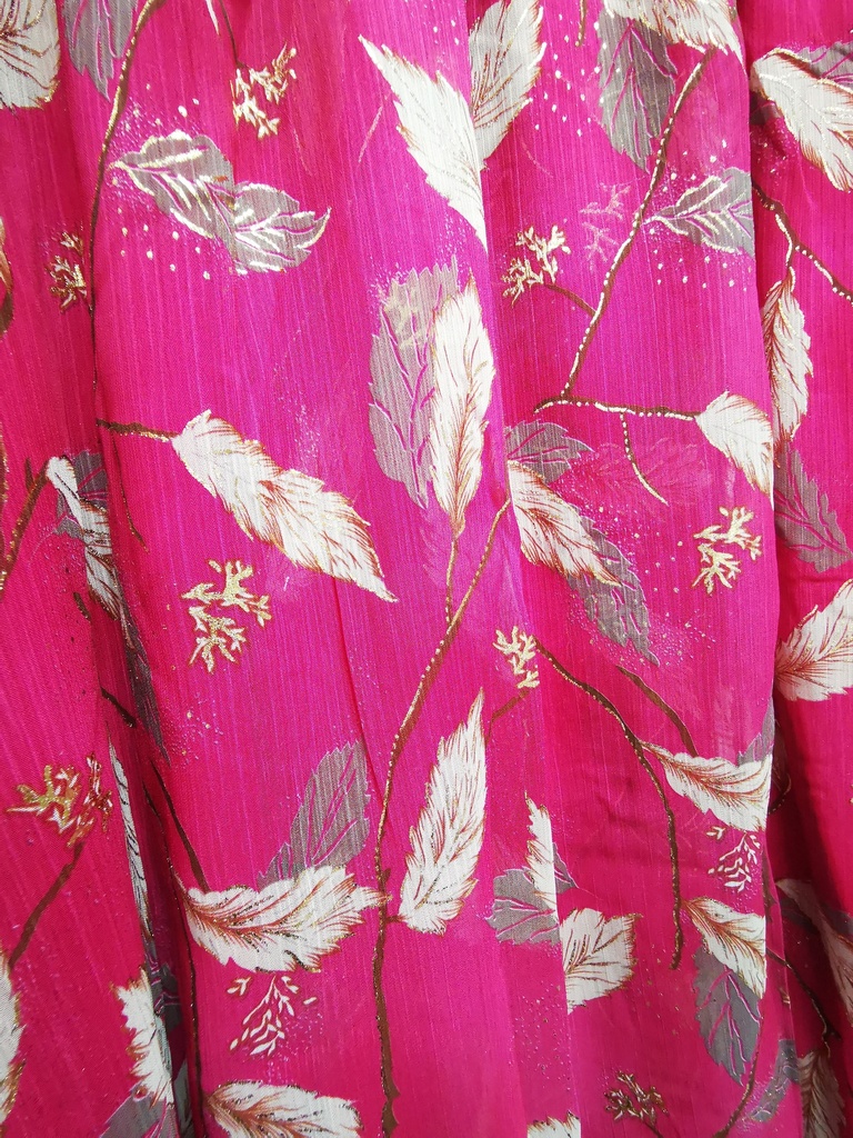 Robe longue viviane rose