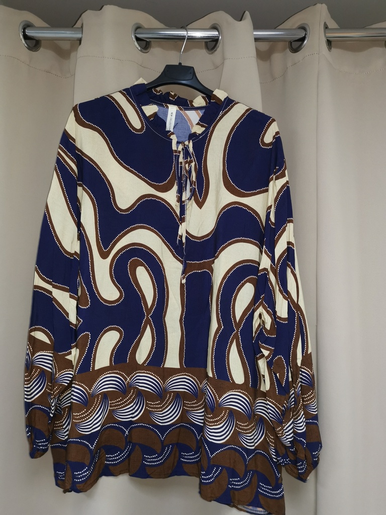 Blouse "Ophélie" bleu