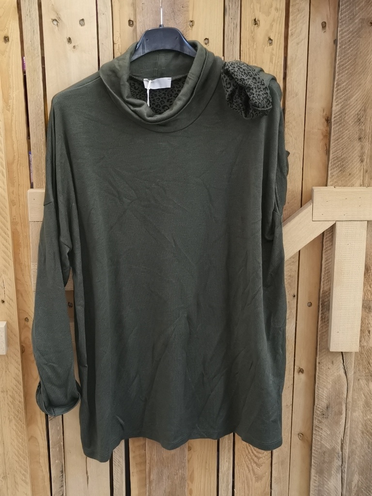Sous pull "Véra" kaki