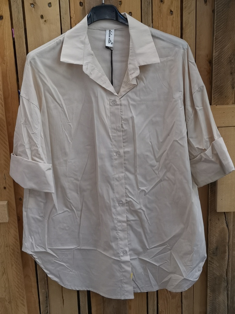 Chemise "Daphné" petite taille (max 44) écru