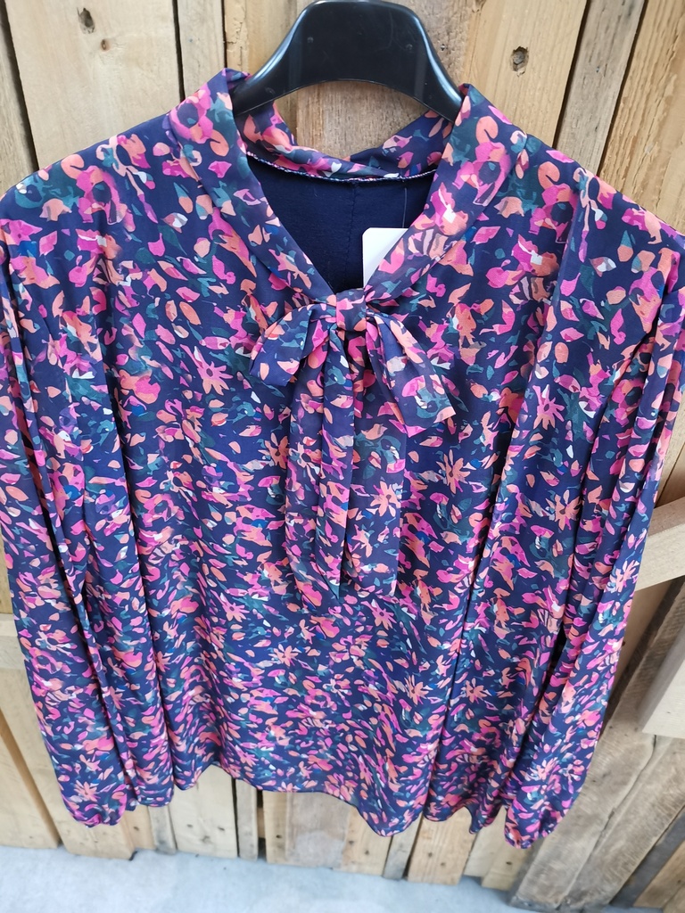 Chemise nœud col "Arya"