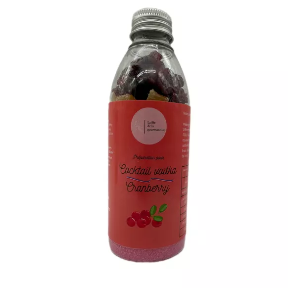 Préparation pour Cocktail vodka cranberries