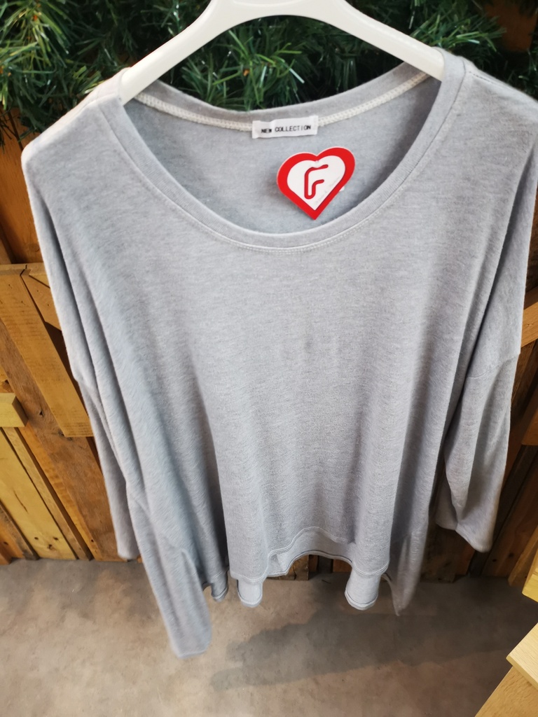 Pull Diva gris clair