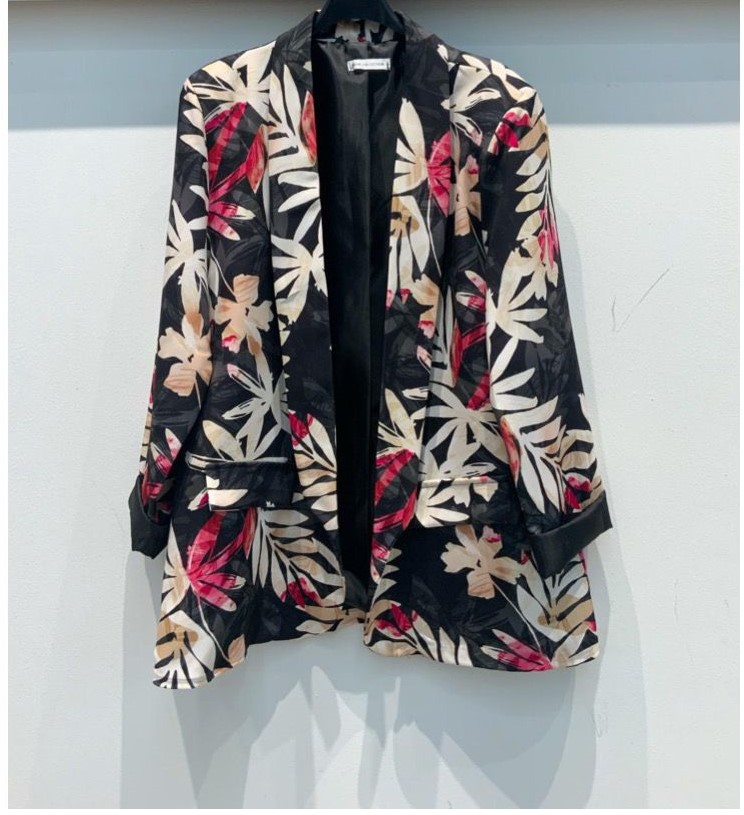 Blazer"Enza"noir-rose