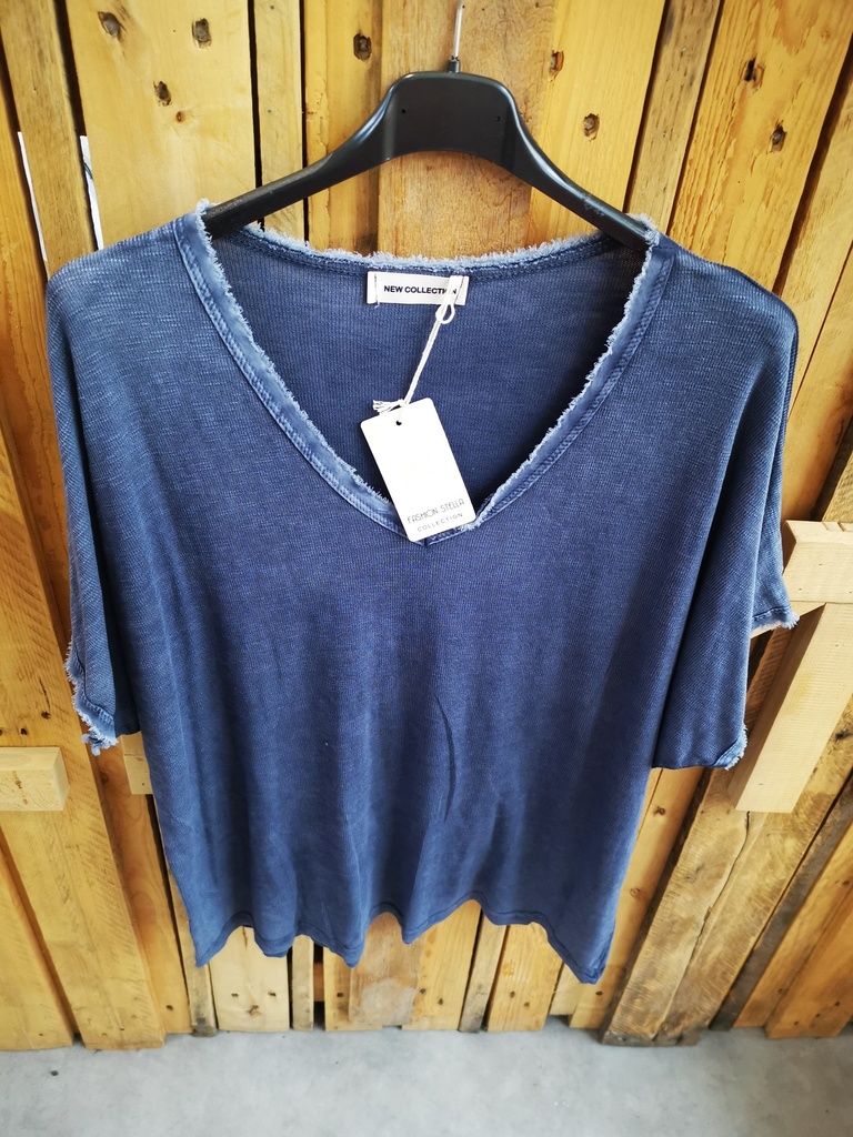 T-shirt "Ida" bleu marine