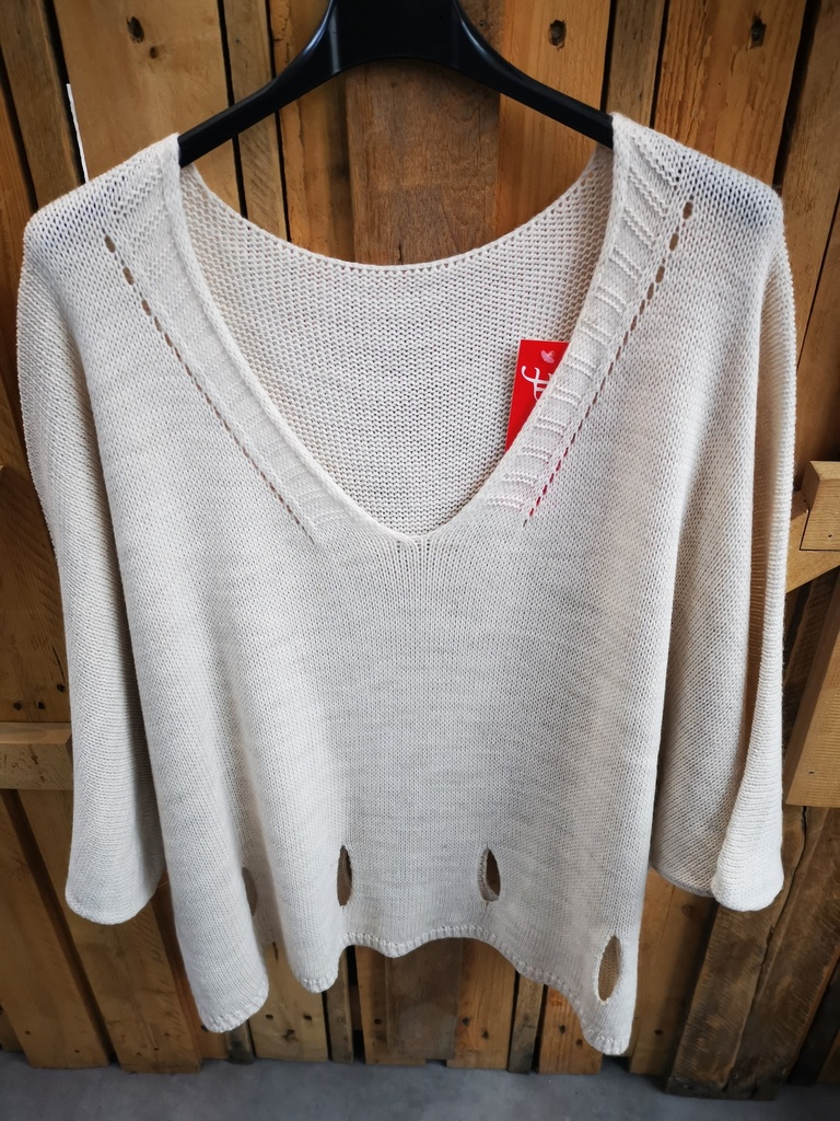 Pull "Tullie" écru