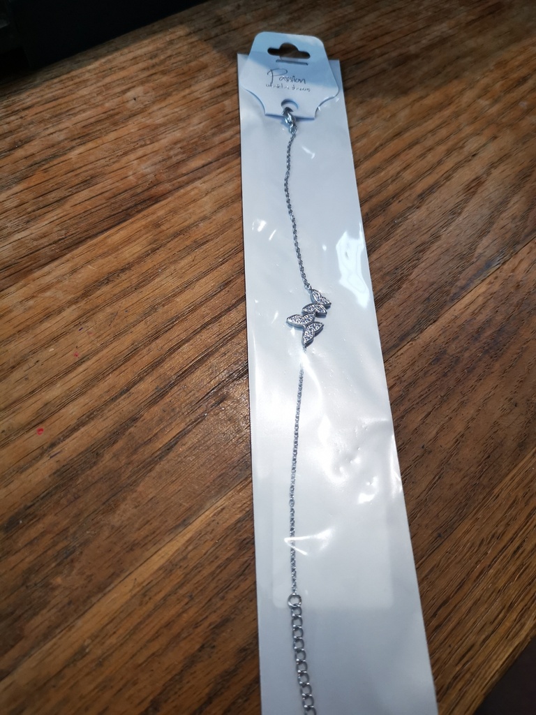 bracelet papillon acier chirurgical