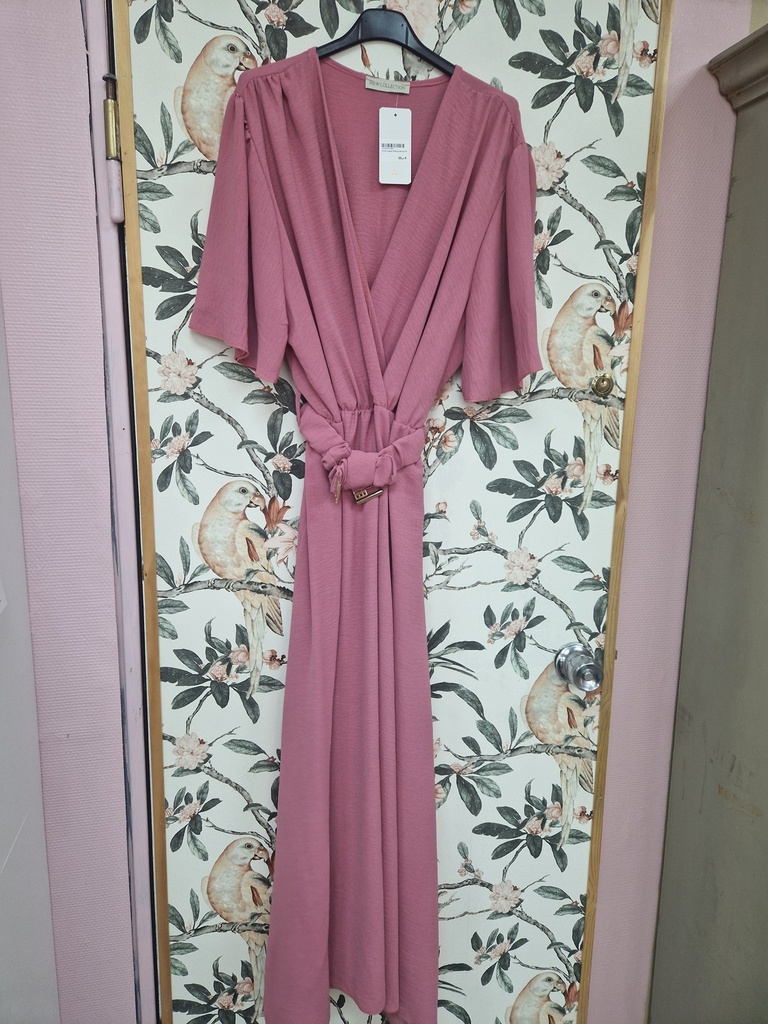 Robe longue Milie gt terracotta clair