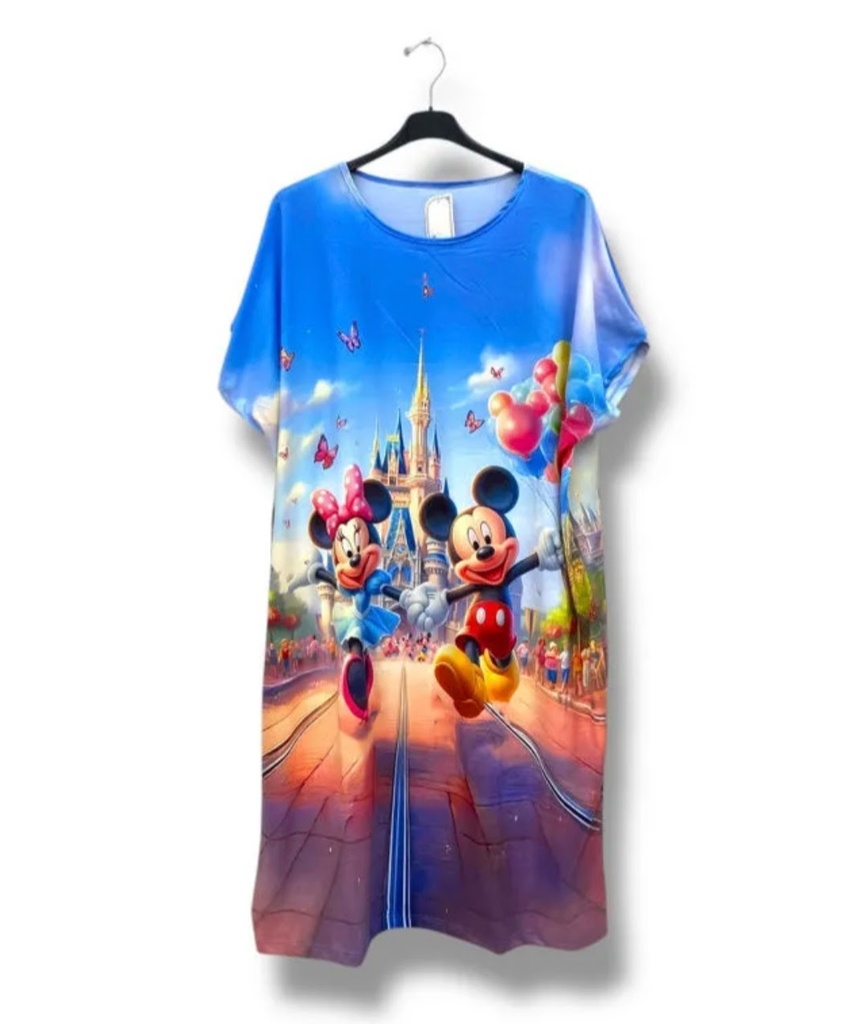 Robe de nuit Minnie-Mickey château disney(42-52)