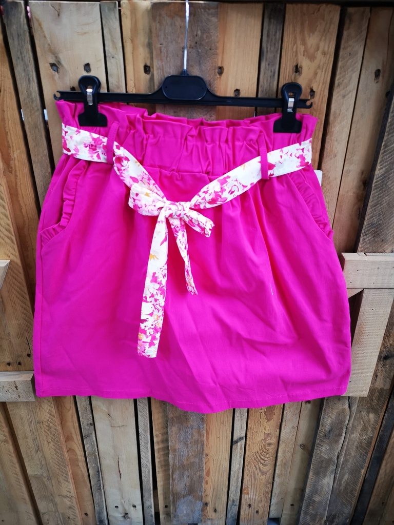 Jupe "Cléa" t42-52 fuchsia