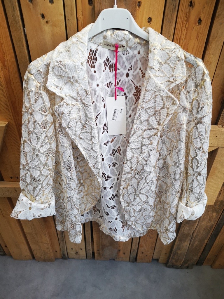Veste avec broderie dorée