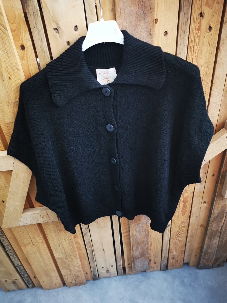 Gilet sans manche "Inda" noir