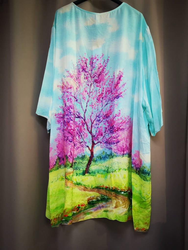 Kimono "Oxane" vert eau