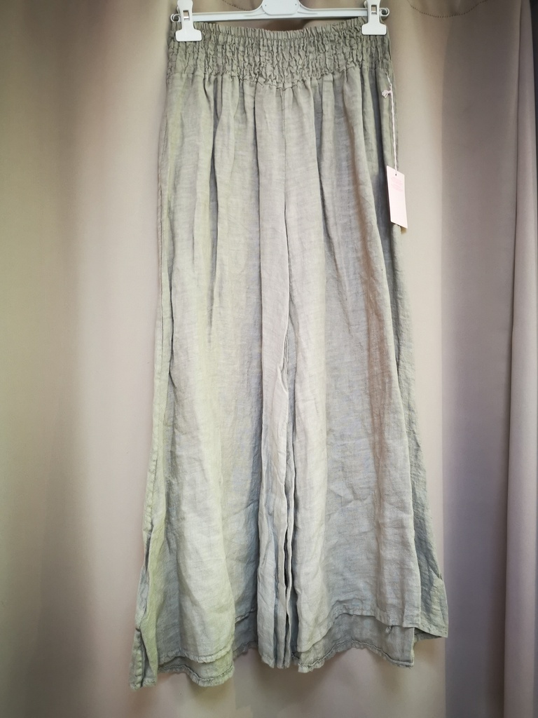 Pantalon large "Gina" PT beige