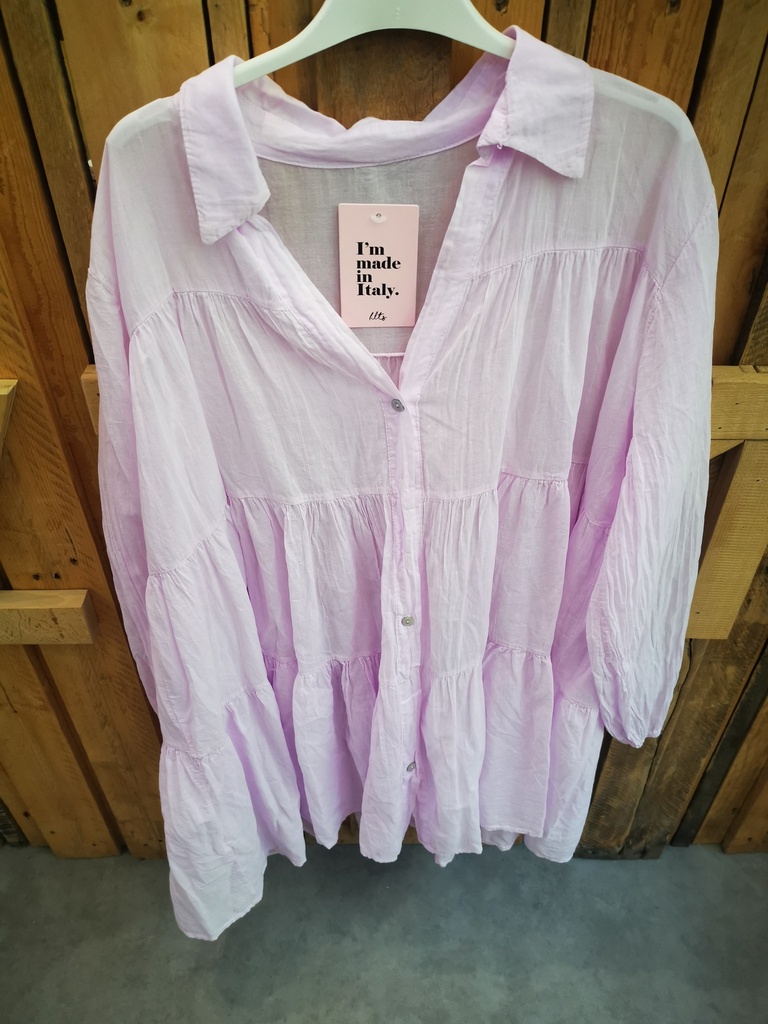 Chemisier-robe lilas