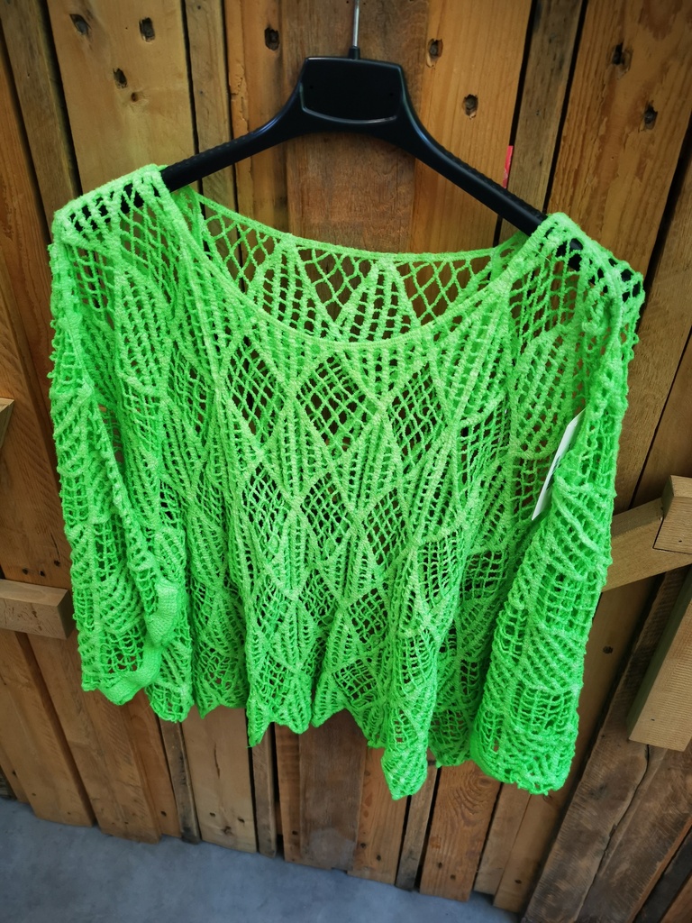 Pull fluo "apoline" vert