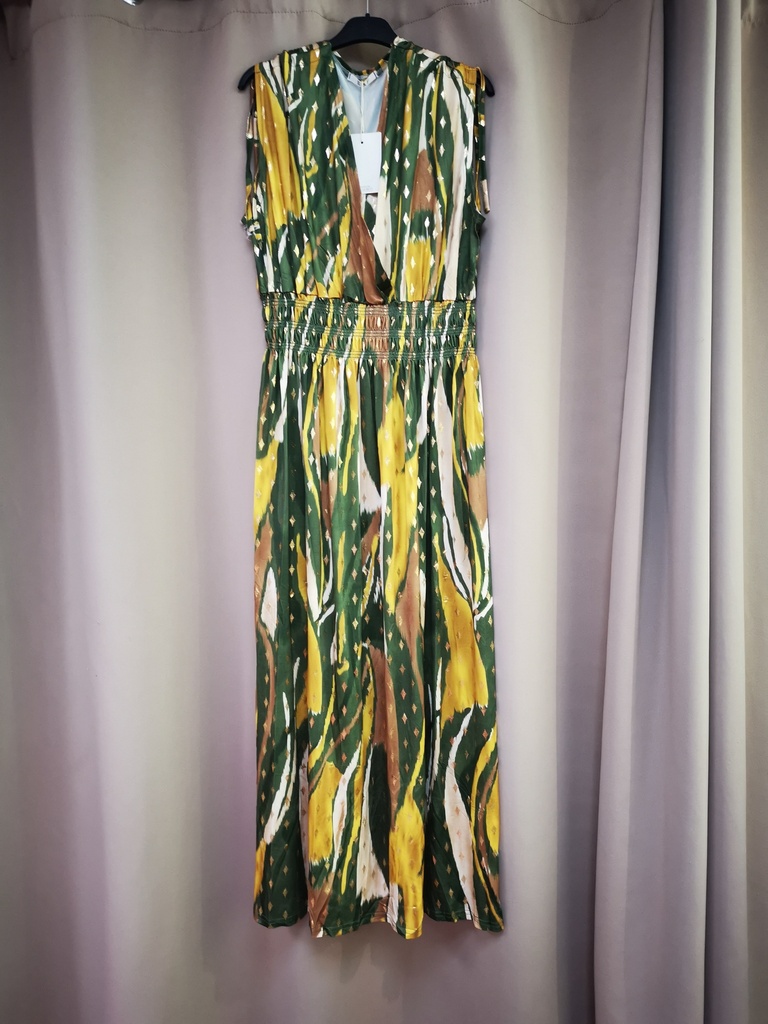 Robe "Bornéo" Kaki & Moutarde