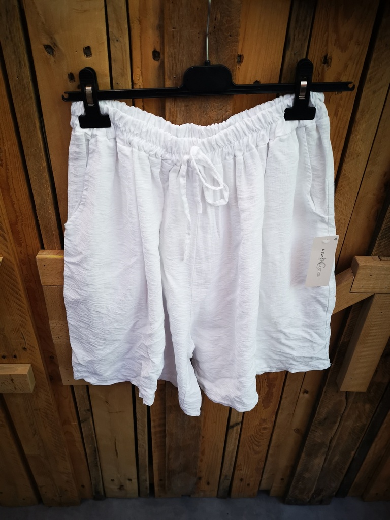 Short Sarabi Uni Blanc