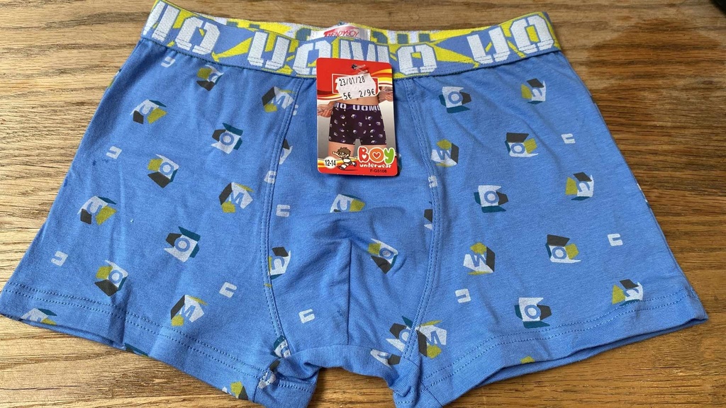 boxer Uomo 12-14ans