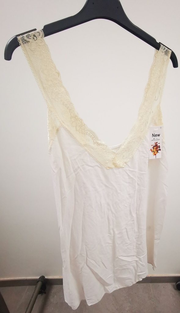 Top dentelle "Arwen" beige