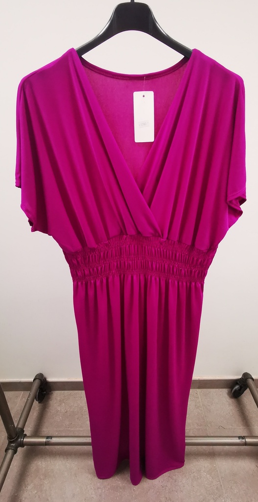 Robe "Ayla" magique magenta