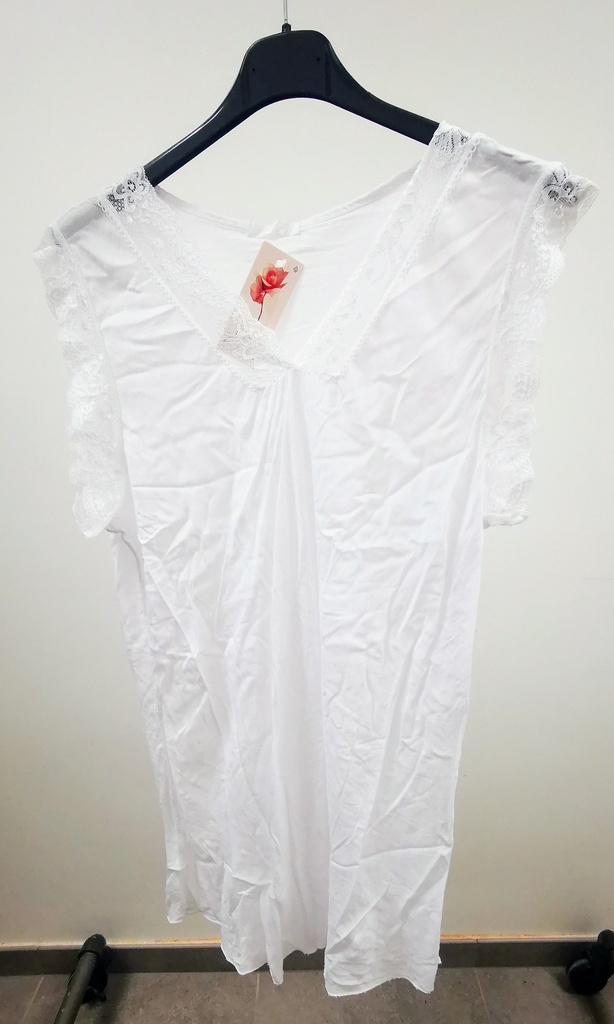 Top néon Alba blanc