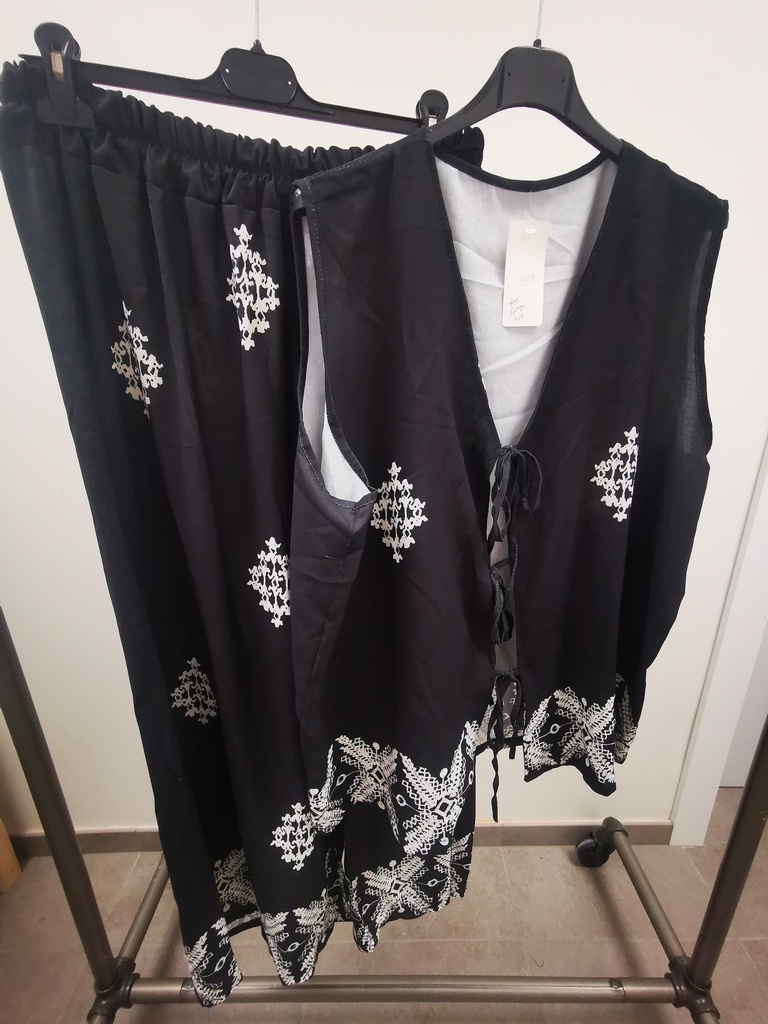 Ensemble 2 pièces "gene" noir