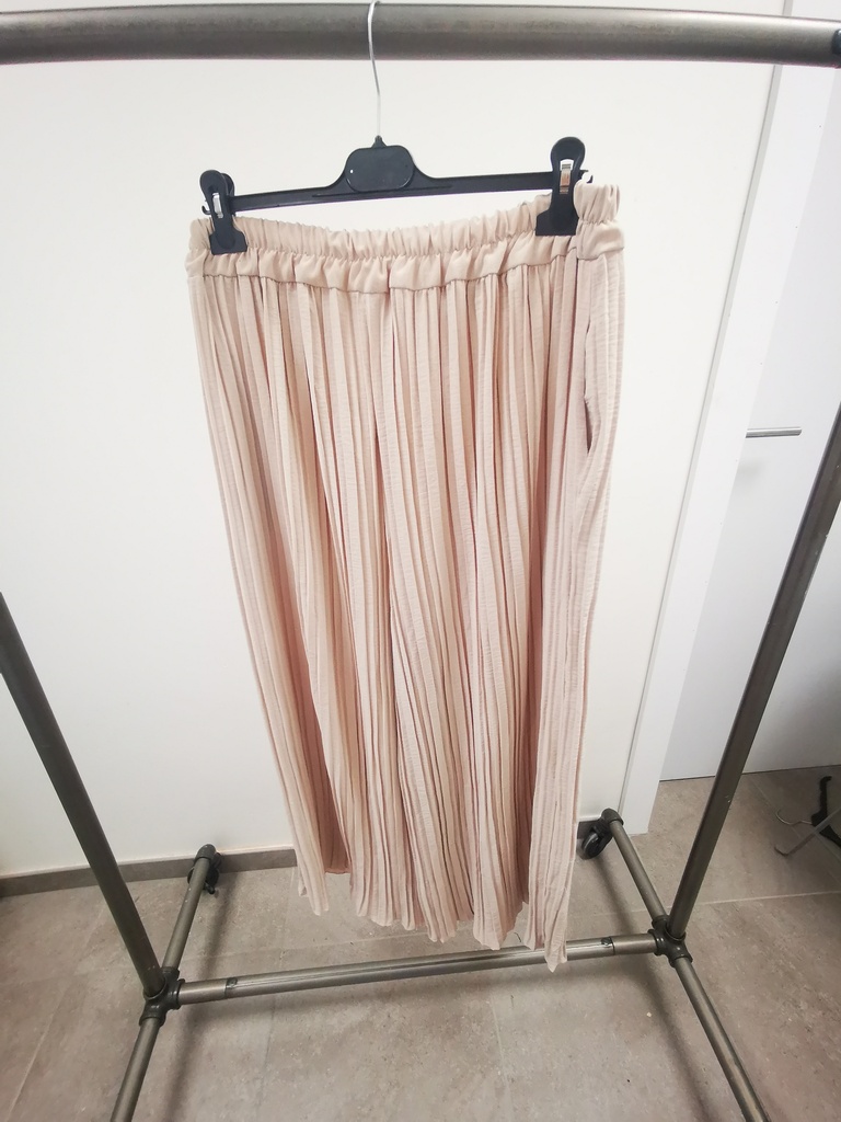 Pantalon plissé faustine beige