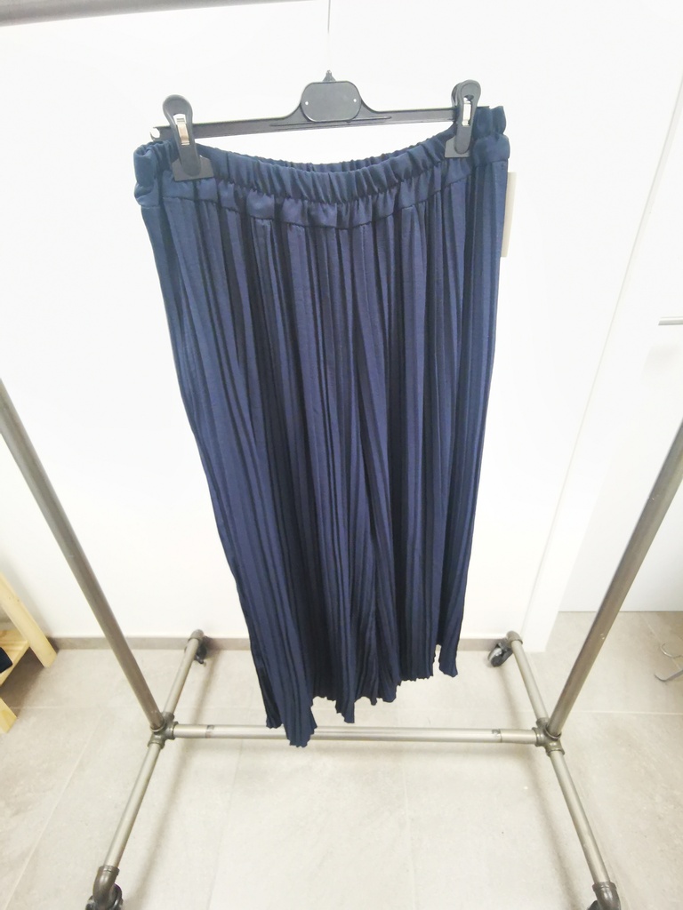 Pantalon plissé faustine marine